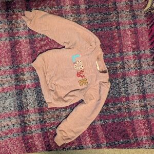 Little Sleepies Pink Kids Sweatshirt with Fun Graphics